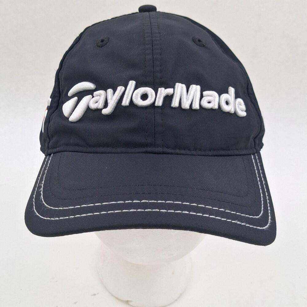 TaylorMade Baseball Hat Cap Strap Back One Size Black RBZ Golf Embroidered Mens